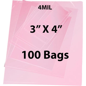 Pink Anti Static Bags 4 Mil 3" X 4" 100 Bags
